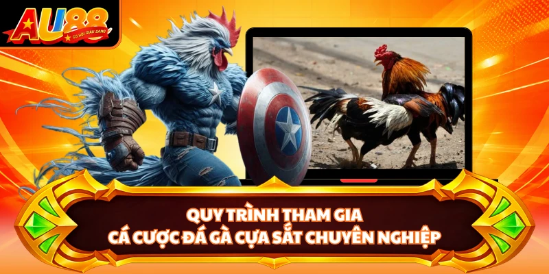 Quy trình tham gia cá cược đá gà cựa sắt chuyên nghiệp